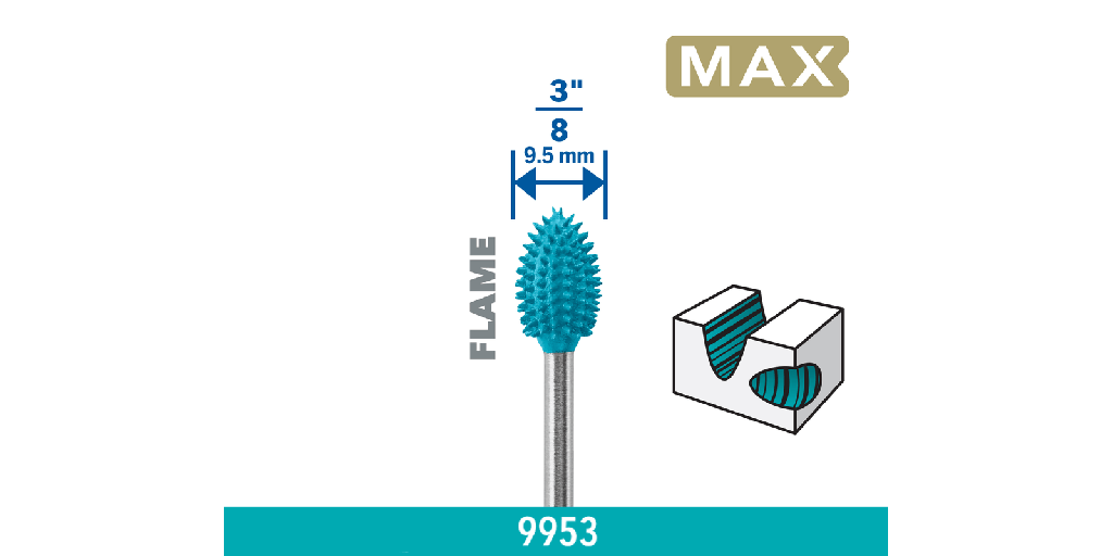 BROCA DE TALLADO FLAME POWER 9953