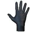 CAJA GUANTES NITRILO NEGROS DIAMANTADOS (50 UDS.) L