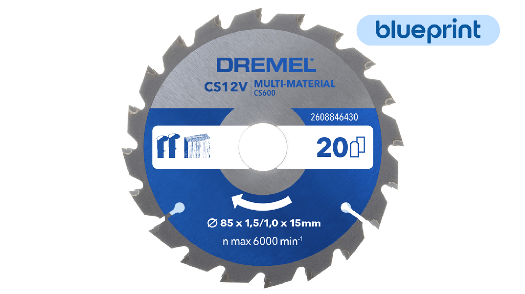 HOJA MULTIMATERIAL DREMEL BLUEPRINT (CS600)