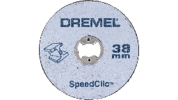 Dremel MAX Disco de corte de alto rendimiento (SC456DM) Disco de corte de  metal con sistema EZ SpeedClic, 38 mm, durabilidad máxima de vida :  : Industria, empresas y ciencia