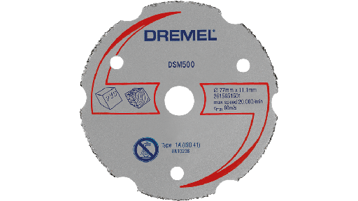 [DR2615S500JB] DISCO DE CORTE MULTIUSOS DREMEL DSM20 (DSM500)